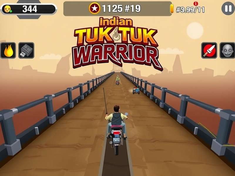 Indian Tuk Tuk Warrior Gameplay