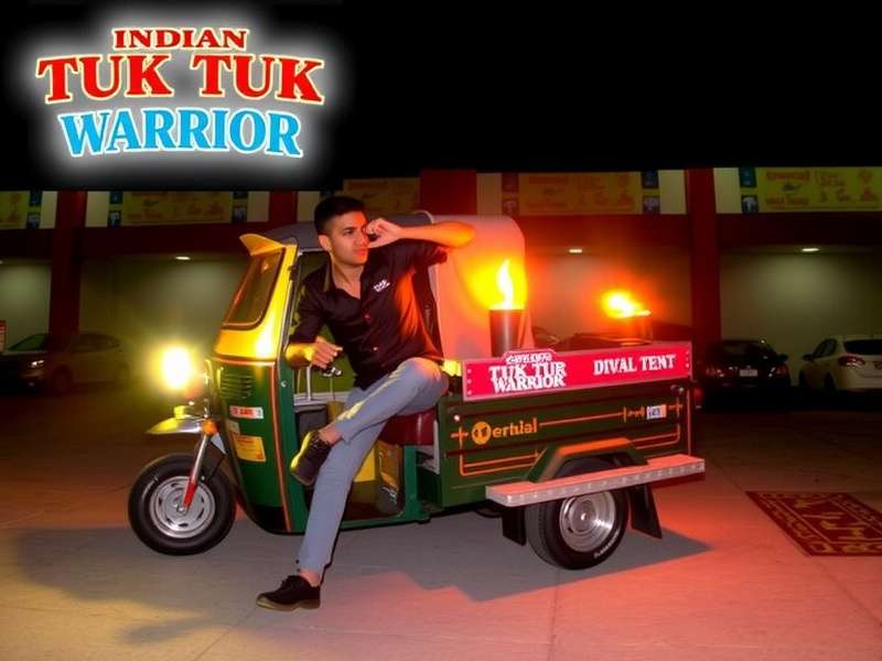 Indian Tuk Tuk Warrior Diwali Event